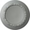Ekena Millwork Carlsbad Ceiling Medallion (Fits Canopies up to 7 7/8"), 12 1/2"OD x 1 1/2"P, Primed White CM12CA - alternate 1
